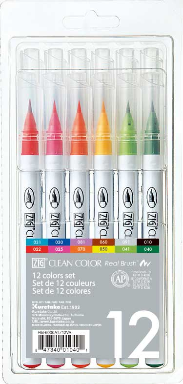 ZIG%20CLEAN%20COLOR%20REAL%20BRUSH%20RB-6000AT/12VA%2012%20Lİ