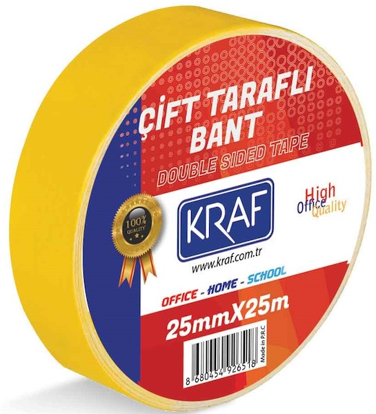 KRAF%20ÇİFT%20TARAFLI%20BANT%2025MMX25M%202525G