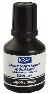 KRAF%20BEYAZ%20TAHTA%20KALEM%20MÜREKKEBİ%20%20%2030ml%20445G%20SİYAH