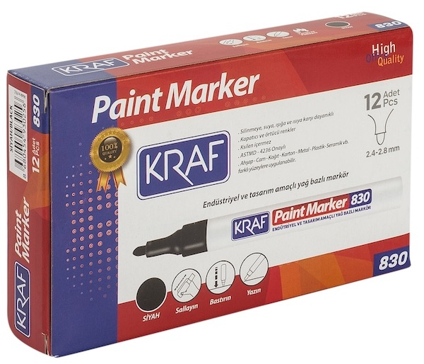 KRAF%20PAINT%20MARKÖR%20830%20SİYAH