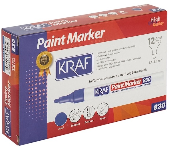 KRAF%20PAINT%20MARKÖR%20830%20MAVİ