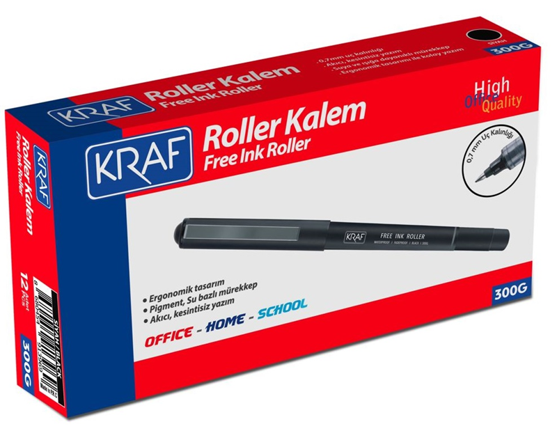 KRAF%20ROLLER%20KALEM%200.7%20300G%20SİYAH