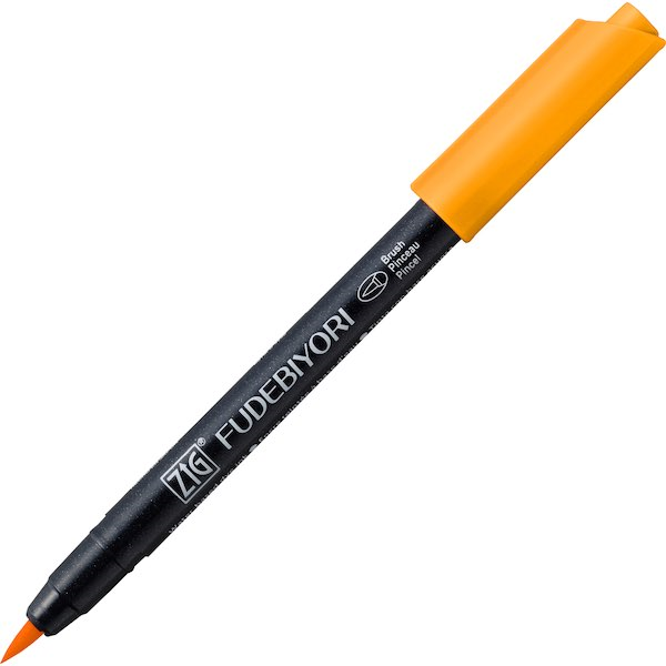 ZIG%20FUDEBIYORI%20BRUSH%20CBK-55N%2052%20BRIGHT%20YELLOW