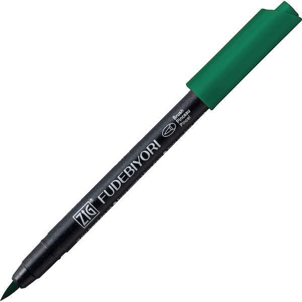 ZIG%20FUDEBIYORI%20BRUSH%20CBK-55N%20400%20MARINE%20GREEN