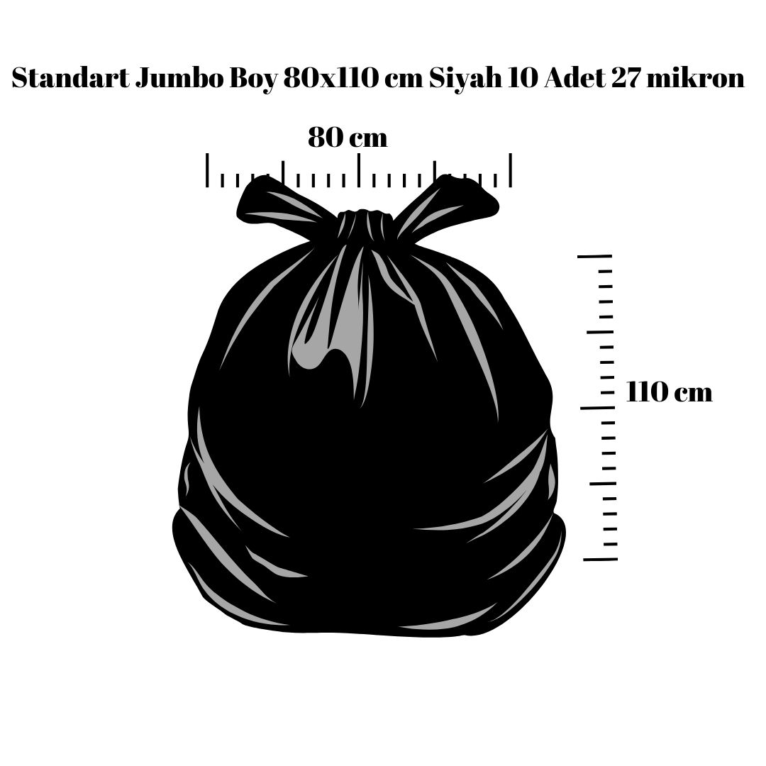 Ceyplas%20Çöp%20Poşeti%20Standart%20Jumbo%20Boy%2080x110%20cm%20Siyah%2010%20Adet%20CPG104