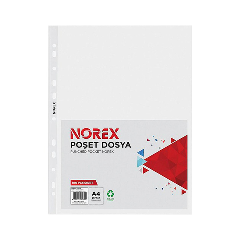 Norex%20Poşet%20Dosya%20Şeffaf%20A4%20UL100X%20100%20Adet