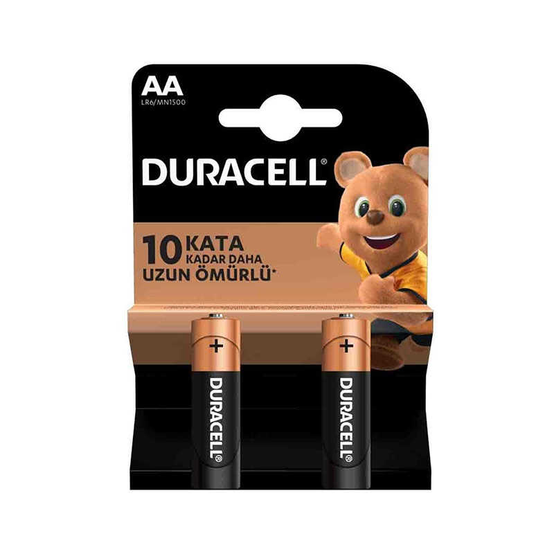 Duracell%20Alkaline%20Kalem%20Pil%20AA%202’li%20Paket