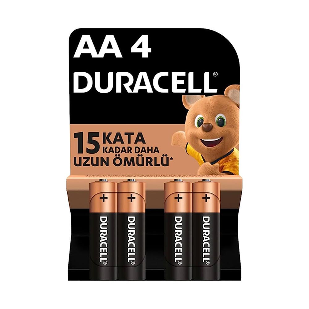 Duracell%20Alkaline%20Kalem%20Pil%20AA%204’lü%20Paket