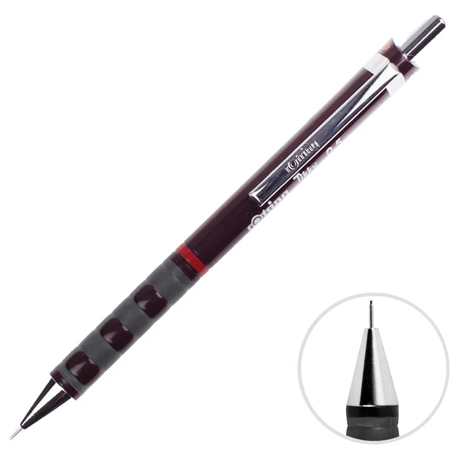 Rotring%20Tikky%20Versatil%20Uçlu%20Kalem%200.5%20mm%20-%20Bordo