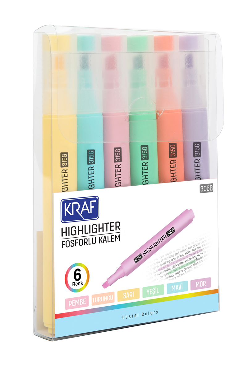 KRAF%20FOSFORLU%20KALEM%20TRIO%20PASTEL%20COLORS%20315%206%20LI