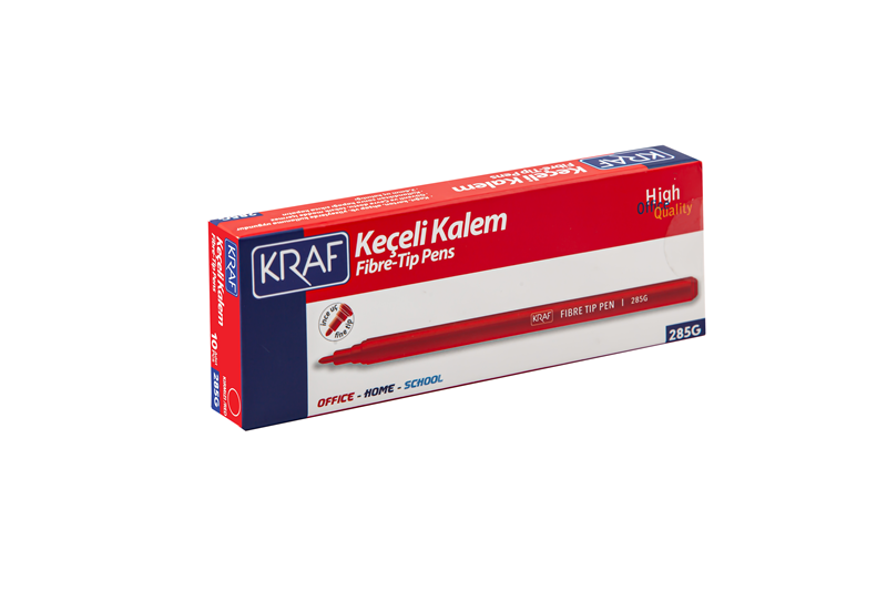 KRAF%20KEÇELİ%20KALEM%20KIRMIZI%20285