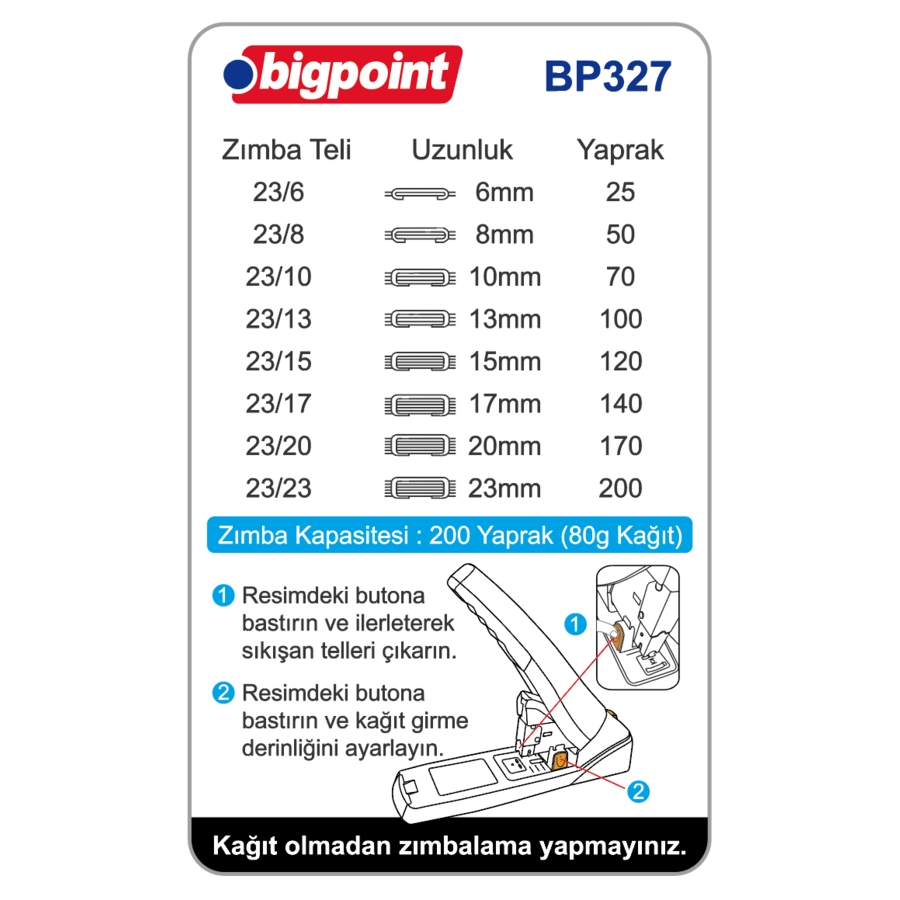 Bigpoint%20Zımba%20Makinesi%20Arşiv%20Tipi%20200%20Yaprak%20(%70%20Güç%20Tasarruflu)