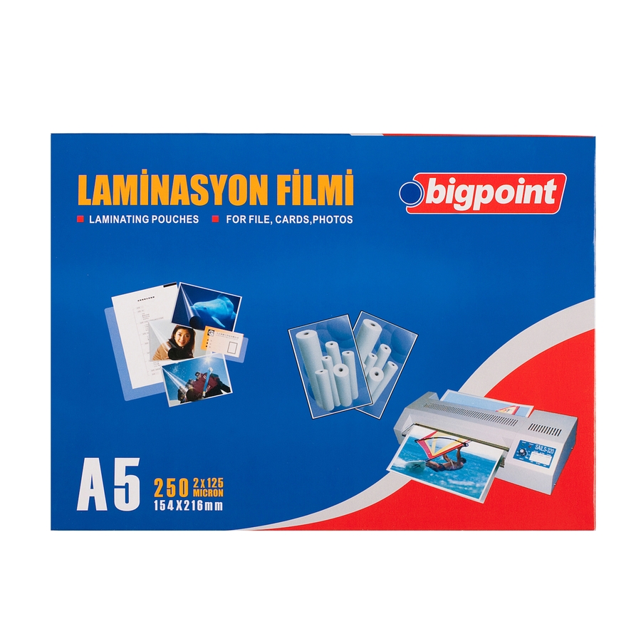 Bigpoint%20Laminasyon%20Filmi%20A5%20125%20Mikron%20100’lü%20Kutu