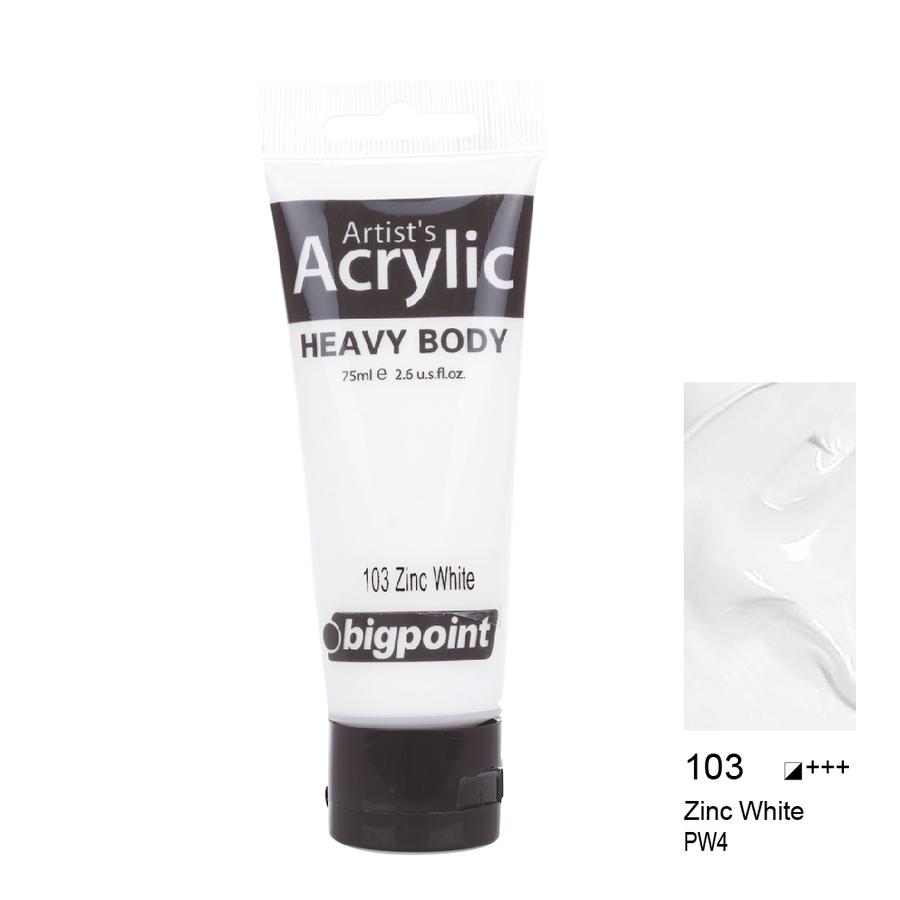 Bigpoint%20Akrilik%20Boya%2075%20ml%20Zinc%20White%20103