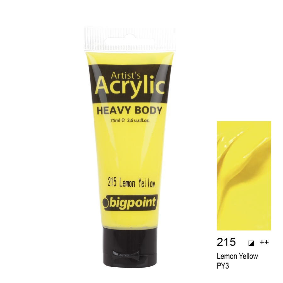 Bigpoint%20Akrilik%20Boya%2075%20ml%20Lemon%20Yellow%20215