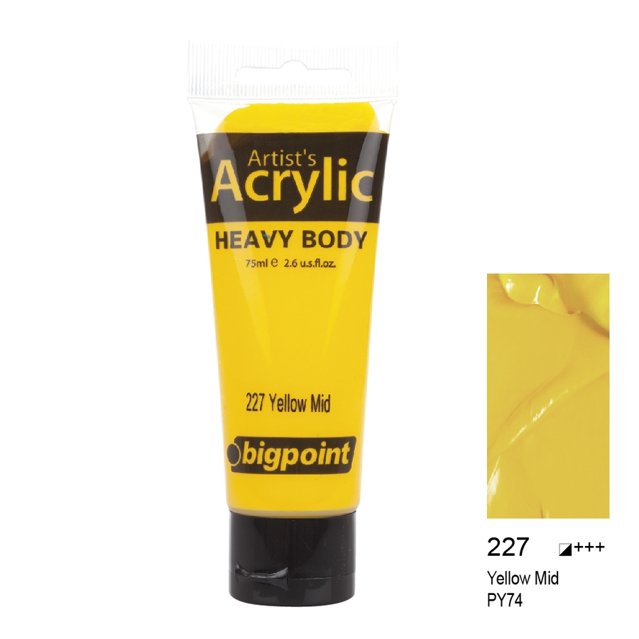 Bigpoint%20Akrilik%20Boya%2075%20ml%20Yellow%20Mid%20227