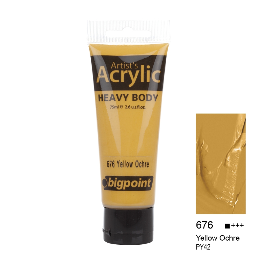 Bigpoint%20Akrilik%20Boya%2075%20ml%20Yellow%20Ochre%20676