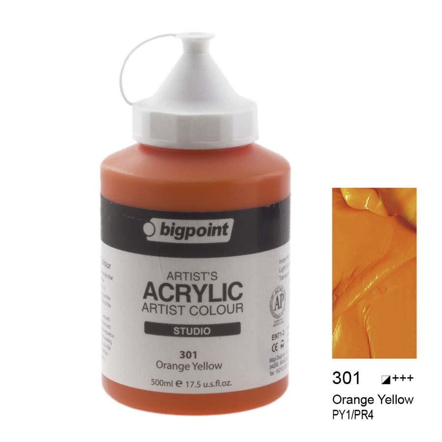 Bigpoint%20Akrilik%20Boya%20500%20ml%20Orange%20Yellow%20301