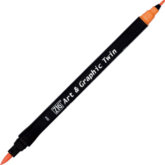 ZIG ART&GRAPHIC TWIN TUT-80 004 ORANGE