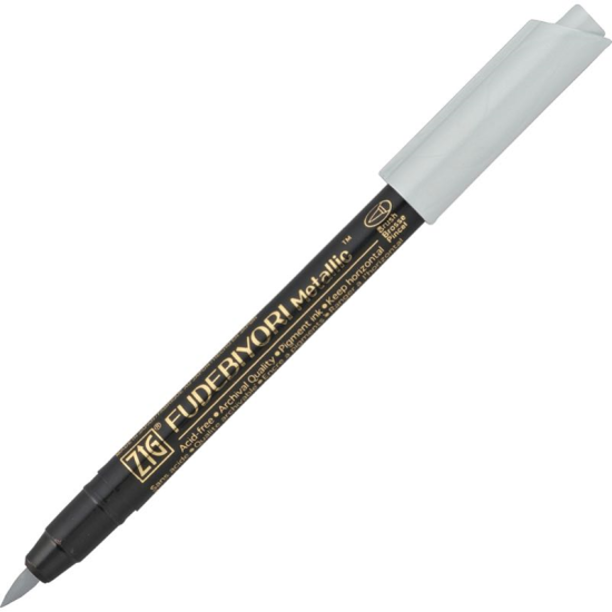 ZIG FUDEBIYORI BRUSH METALLIC CBK-55MT 102 SILVER