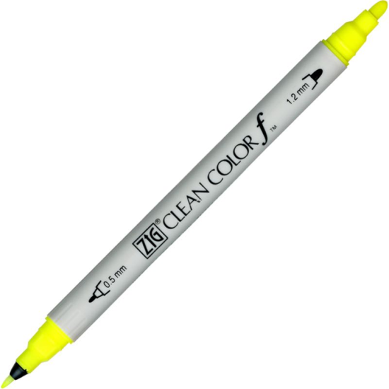 ZIG CLEAN COLOR F TCS-6000T 001 FL YELLOW