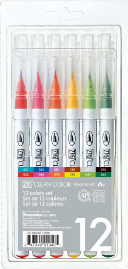 ZIG CLEAN COLOR REAL BRUSH RB-6000AT/12VA 12 Lİ