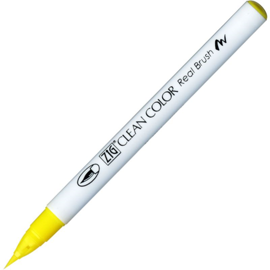 ZIG CLEAN COLOR REAL BRUSH RB-6000AT 051 LEMON YELLOW