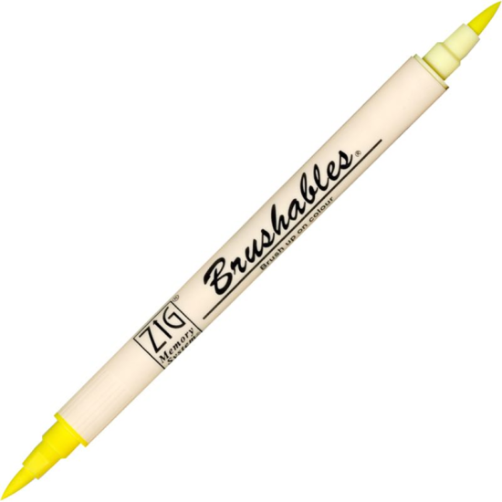 ZIG BRUSHABLES MS-7700 050 PURE YELLOW