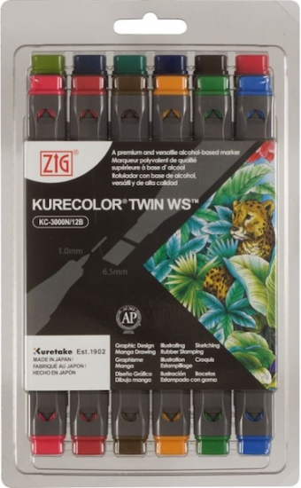 ZIG KURECOLOR TWIN S KC-3000/12B6 12 Lİ DEEP COLORS