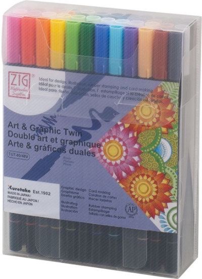 ZIG ART&GRAPHIC TWIN TUT-80/48V 48 Lİ