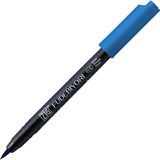 ZIG FUDEBIYORI BRUSH CBK-55N 34 DULL BLUE