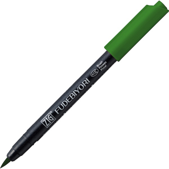 ZIG FUDEBIYORI BRUSH CBK-55N 44 DEEP GREEN