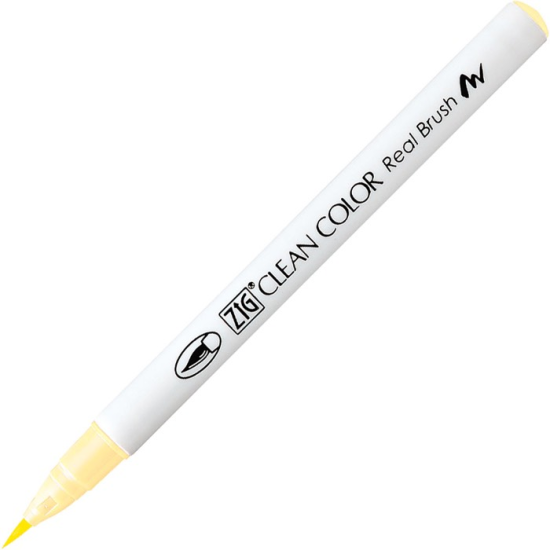 ZIG CLEAN COLOR REAL BRUSH RB-6000AT 055 PALE YELLOW