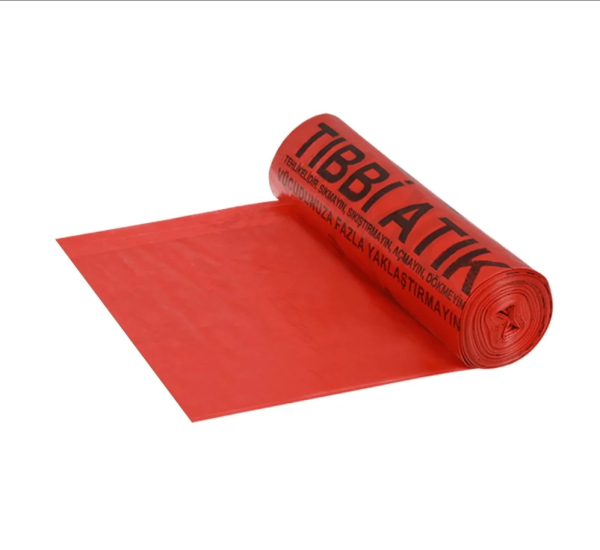 Ceyplas Tıbbi Atık Çöp Torbası Jumbo Boy 80x110 cm 10 Adet CPG122