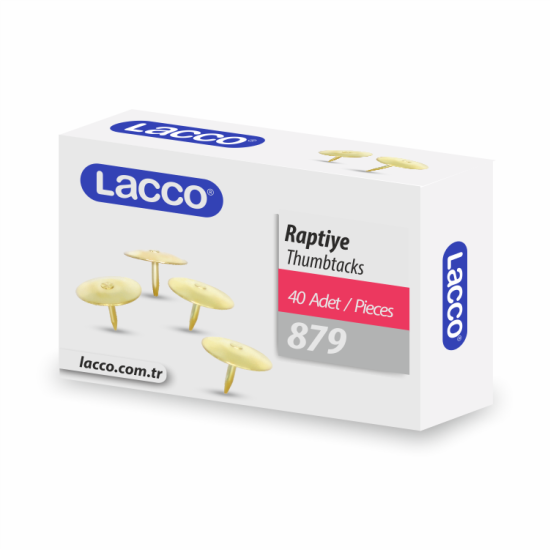 Lacco Renkli Raptiye 30 Adet 877