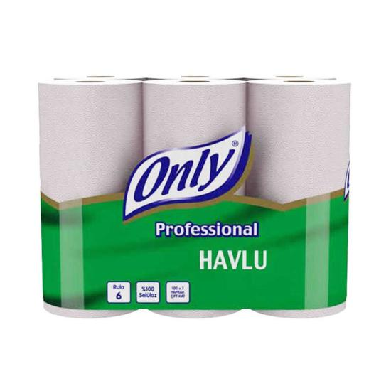 Only Professional Kağıt Havlu Çift Katlı 6 Adet