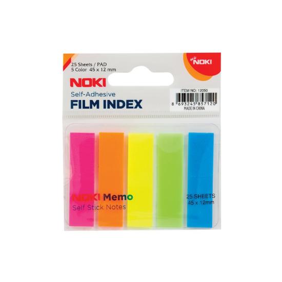 Noki Yapışkanlı Kağıt Film İndex 12x45 mm 8 Renk x 25 Adet 12050 Çerkez Ofis’te