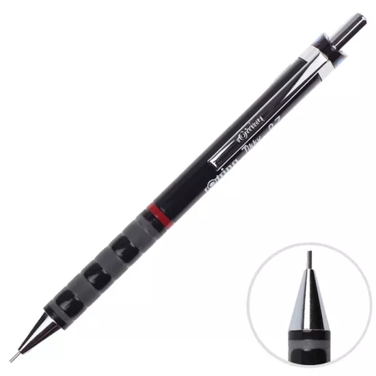 Rotring Tikky Versatil Uçlu Kalem 0.7 mm - Siyah Çerkez Ofis’te