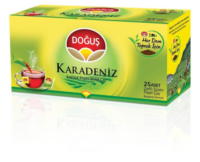 Doğuş Bardak Poşet Çay Karadeniz 50 Gr x 25 Adet