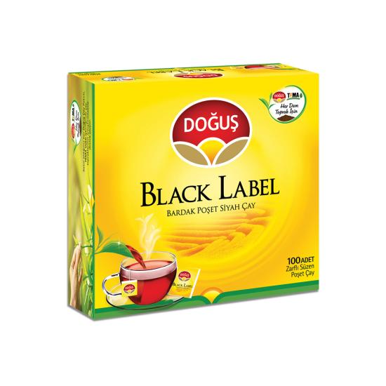 Doğuş Bardak Poşet Çay Black Label  2 Gr x 100 Adet