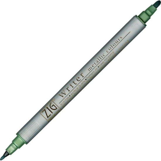 ZIG DAVETİYE KALEMİ METALİK MS-8000 121 GREEN