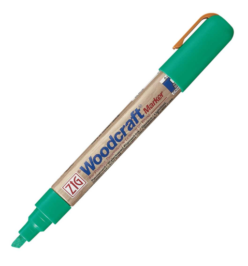 ZIG WOODCRAFT AHŞAP KALEMİ PWC-50 025 KOYU PEMBE