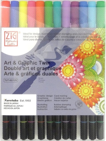 ZIG ART&GRAPHIC TWIN TUT-80/12VBR 12Lİ BRIGHT