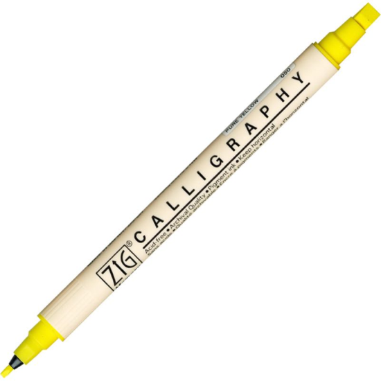 ZIG KALİGRAFİ KALEMİ MS-3400 050 PURE YELLOW