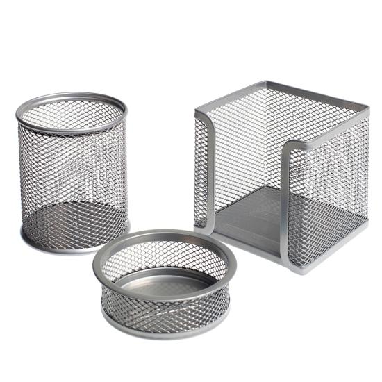 Bigpoint Metal Perfore 3’lü Set Silver