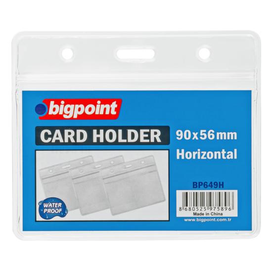 Bigpoint Kilitli Kart Poşeti Yatay 95x58mm