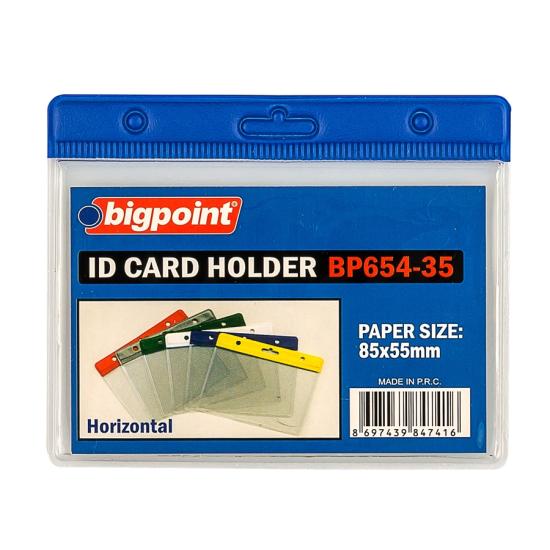 Bigpoint Kart Poşeti Yatay Mavi 85x55mm