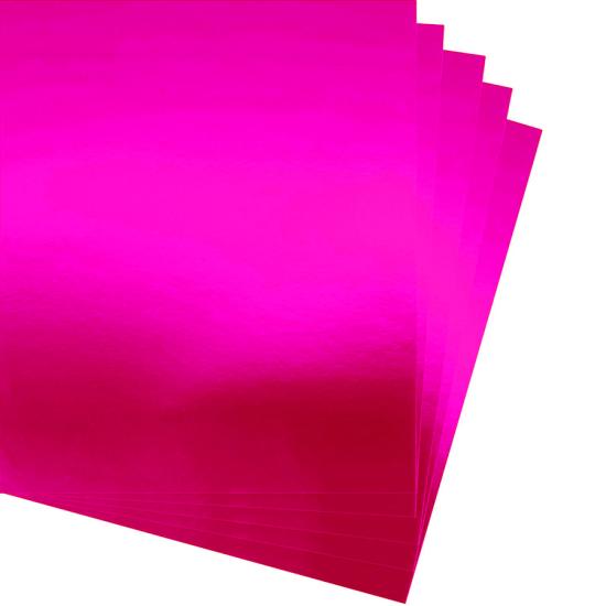 Bigpoint Metalik Renkli Karton 50x70cm Pembe 10’lu Poşet