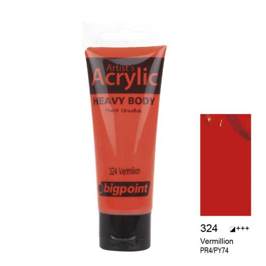 Bigpoint Akrilik Boya 75 ml Vermilion 324