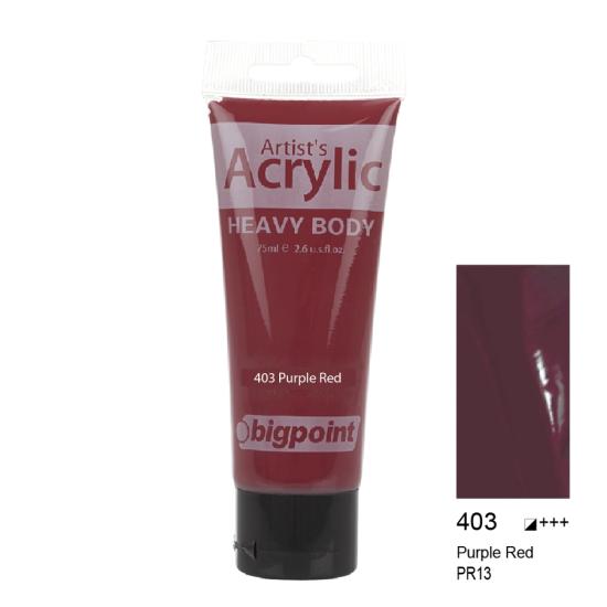 Bigpoint Akrilik Boya 75 ml Purple Red 403